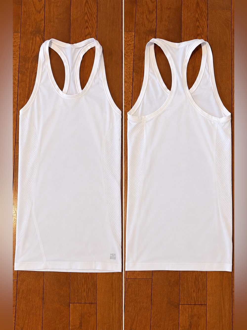 VSX White Racerback Athletic Tank